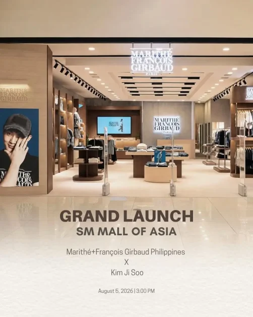 kim ji soo marithe francois girbaud flagship store sm mall of asia