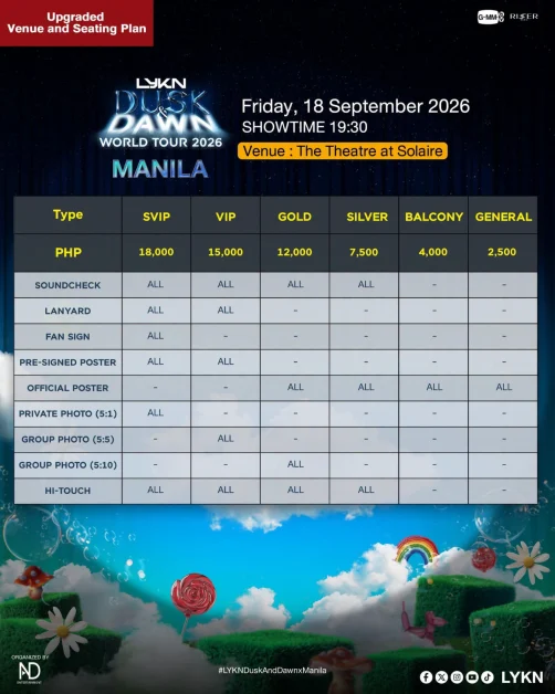lykn dusk and dawn world tour in manila fan benefits