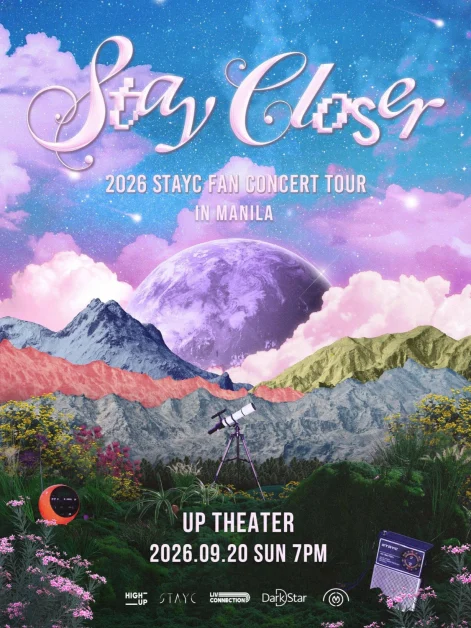 stayc 2026 fan concert tour stay closer in manila poster
