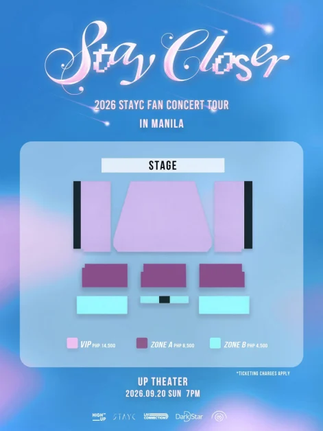 stayc 2026 fan concert tour stay closer in manila seat plan