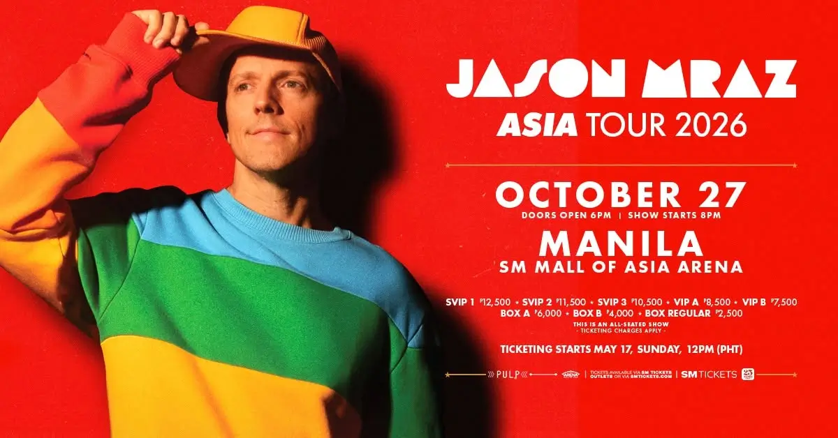 jason mraz asia tour manila 2026