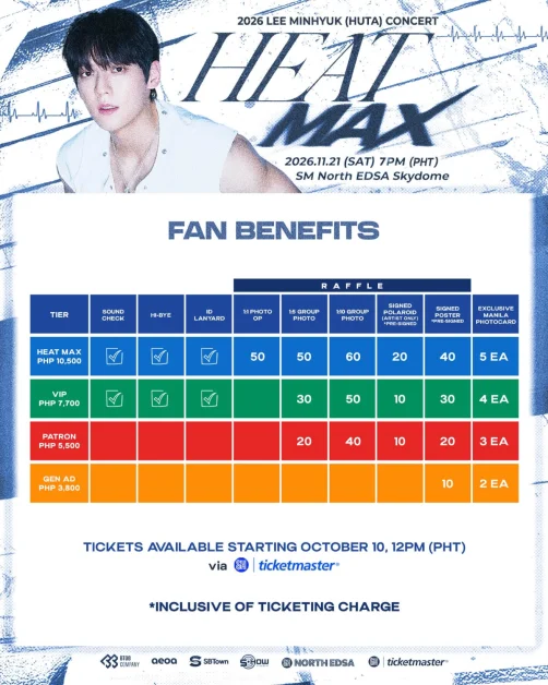 2026 lee minhyuk huta concert heat max in manila fan benefits