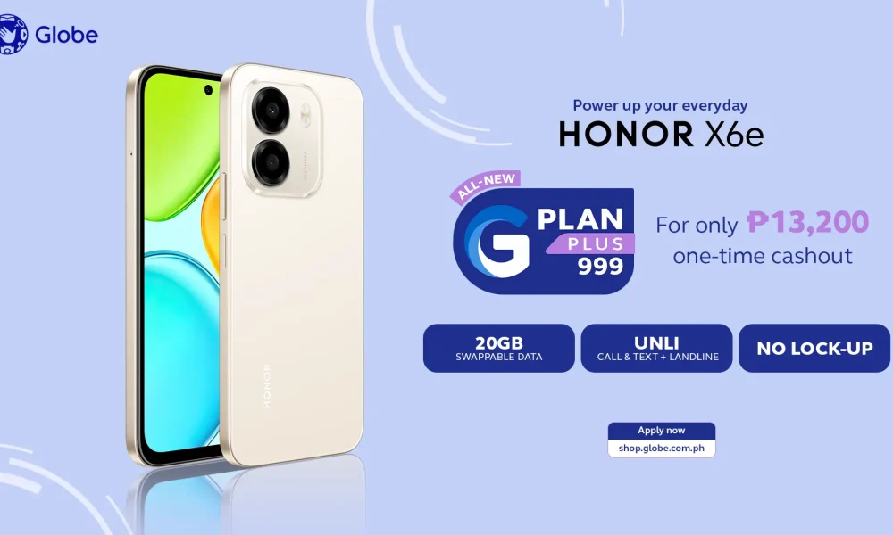 HONOR X6e Now Available via Globe